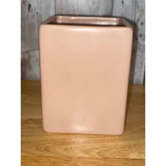 Rae Dunn Ceramic Pink Write Desk Organizer Pencil Pen Holder Caddy - Picture 3 of 8